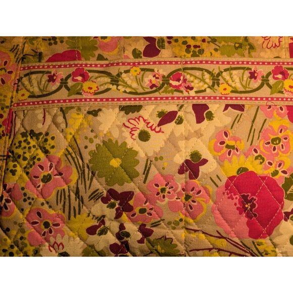 Vera Bradley "Make Me Blush" Tote Bag - Floral & Quilted - Picture 3 of 7